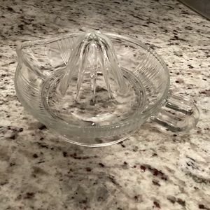 Vintage Glass Citrus Juicer